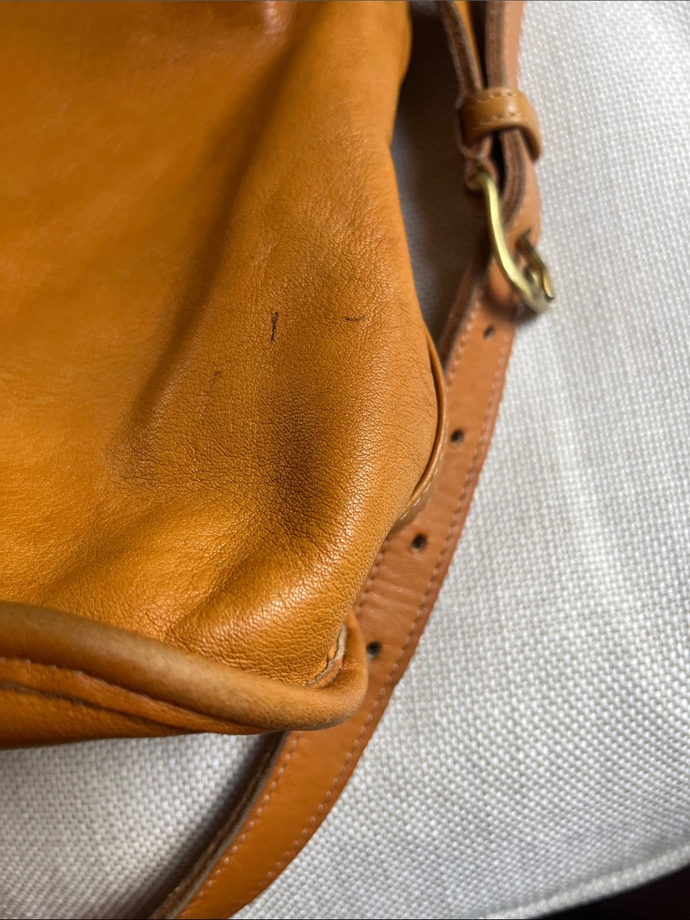 Coach 4015 Vintage Drawstring Sac Medium Shoulder Bag Rare - Picture 11 of 14